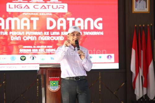 Wagub Banten, Ahmad Dimyati Natakusumah hadiri Liga Catur Kabupaten Tangerang. Foto: Biro Adpim Banten