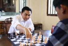 Wagub Banten, Achmad Dimyati Natakusumah dalam acara ngeround catur Kabupaten Tangerang. Foto Biro Adpim Banten