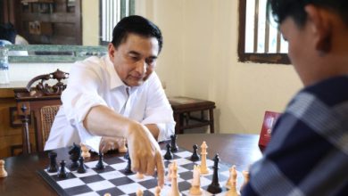 Wagub Banten, Achmad Dimyati Natakusumah dalam acara ngeround catur Kabupaten Tangerang. Foto Biro Adpim Banten