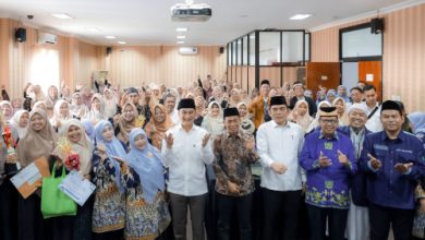Wagub Banten, Achmad Dimyati Natakusumah di acara pelatihan metode pembalajjaran Al Quran. Foto Biro Adpim Banten