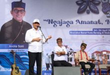 Wagub Banten, Achma Dimyati Natakusumah membuka rangkatan kegaitan Seba Baduy 2026. Foto Biro Adpim Banten