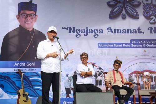 Wagub Banten, Achma Dimyati Natakusumah membuka rangkatan kegaitan Seba Baduy 2026. Foto Biro Adpim Banten