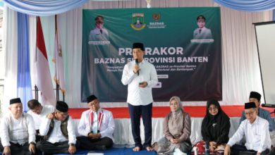 Wagub Banten, Achmad Dimyati Natakusumah dalam acara pra rakor Baznas Provinsi Banten. Foto Biro Adpim Banten