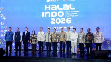 Wagub Banten, Achmad Dimyati Natakusumah di Pameran Industri Halal Tangerang. Foto Biro Adpim Banten