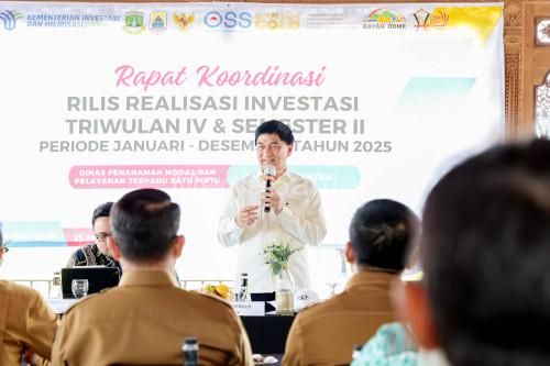 Achmad Dimyati Natakusumah, Wakil Gubernur Banten dalam Rakor di Lebak. Foto Biro Adpim Banten