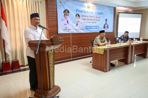 Ahmad Dimyati Natakusumah, Wagub Banten menutup pembinaan kafillah Provinsi Banten. Foto Biro Adpim Banten