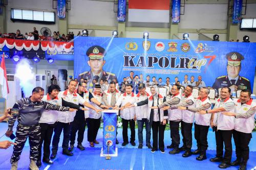 Wagub Banten, Achmad Dimyati Natakusumah hadiri pembukaan Kejurnas Taekwondo Kapolri Cup. Foto Biro Adpim Banten