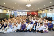 Wagub Banten, Achmad Dimyati Natakusumah di perusahaan di Cikupa, Kabupaten Tangerang. Foto Biro Adpim Banten