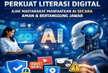 Literasi digital dalam pemanfaat AI. Foto Daeng Yusvin