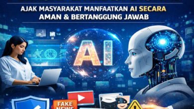 Literasi digital dalam pemanfaat AI. Foto Daeng Yusvin