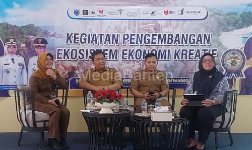 Disparbud Pandeglang gelar sosialisasi hak cipta dan kekayaan intelektual. Foto NS Amdan