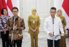 Pj Gubernur DKI Jakarta, Heru Budi Hartono sampaikan target penurunan angka stunting. Foto: Diskominfo DKI Jakarta
