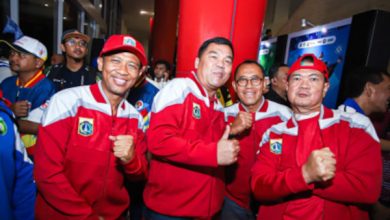 Kontingen DKI Jakarta raih juara umum Popnas Palembang. Foto: Diskominfo DKI Jakarta