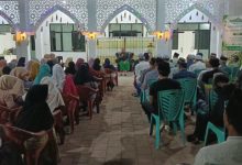 Peringatan maulid nabi di Masjid Al Furqon Perumahan Taman Lopang Indah. Foto Yono