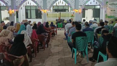Peringatan maulid nabi di Masjid Al Furqon Perumahan Taman Lopang Indah. Foto Yono