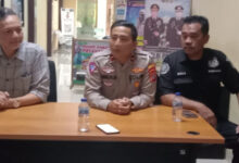 Penjelasan hasil autopsi kecelakaan lalu lintas di Mapolres Serang. Foto: Yono