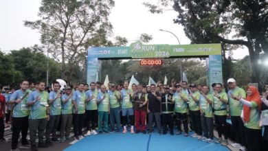 Run For Vision 2026 digelar di KP3B, Kota Serang. Foto M Fatzy Iqbal
