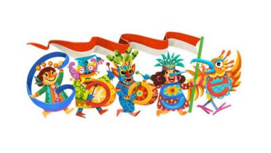 Tampilan Google Doodle Selama Kemerdekaan RI ke-79. Foto: Google