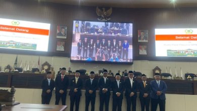 Sidang penyampaian aspirasi kritis yang merupakan hasil reses DPRD Banten. Foto Istimewa