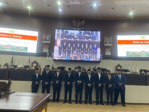 Sidang penyampaian aspirasi kritis yang merupakan hasil reses DPRD Banten. Foto Istimewa