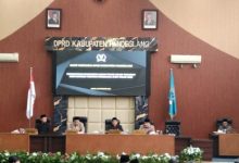 Sidang Banggar DPRD Kabupaten Pandeglang. Foto Nana Amdan