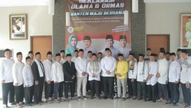 Dukungan 19 organisasi kepada Andika Hazrumy - Nanang Supriatna sebagai Calon Bupati - Wakil Bupati Serang. Foto: Budi Wahyu Iskandar