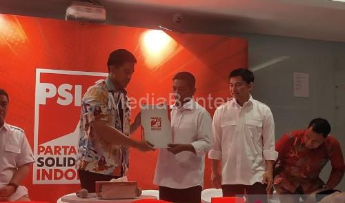 Dukungan PSI ke Andra Soni - Dimyati Natakusumah jadi Gubernur dan Wakil Gubernru Banten. Foto: Antara