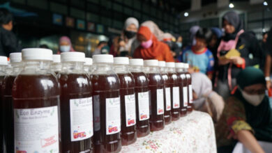 Eco Enzyme yang diproduksi Dompet Dhuafa. Foto: M Fatzy Iqbal