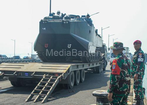 Embarkasi Ranpur Latgabma Super Shield. Foto: Ahmad Munawir - Menkav 2 Mar