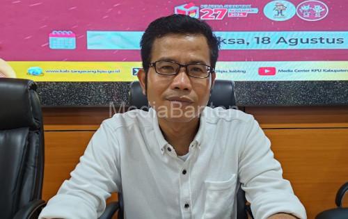 Endi Rohendi, Ketua Divisi Data dan Informasi KPU Kab Tangerang. Foto: Antara