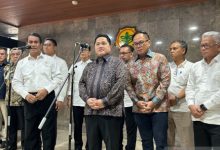 Menteri BUMN, Erick Thohir dan Menteri Petanian, Andi Amran Sulaiman. Foto: Antara