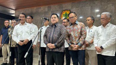 Menteri BUMN, Erick Thohir dan Menteri Petanian, Andi Amran Sulaiman. Foto: Antara