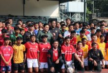 Erick Thohir, Ketua Umum PSSI bersama timnas U17 di Solo. Foto: LKBN Antara