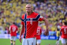Erling Haaland, pemain Timnas Norwegia. Foto Antara