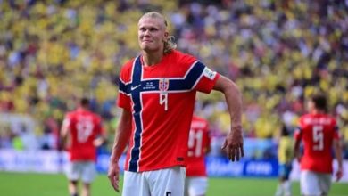 Erling Haaland, pemain Timnas Norwegia. Foto Antara