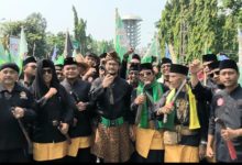 Wakil Wali Kota Cilegon, Fajar Hadi Prabowo bersama pengurus IPSI Cilegon. Foto Daeng Yusvin