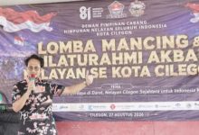 Wakil Wali Kota Cilegon, Fajar Hadi Prabowo dalam acara lomba mancing nelayan. Foto Daeng Yusvin