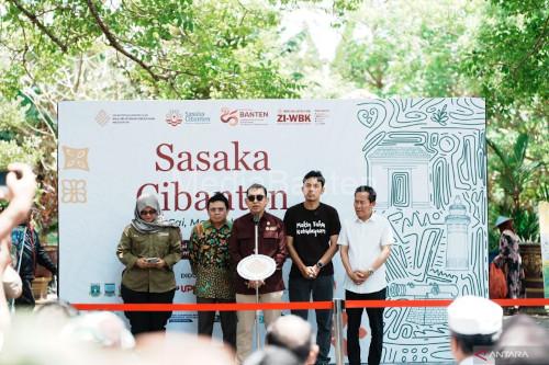 Fadli Zon, Menteri Kebudayaan resmikan Sasaka Banten. Foto: Antara
