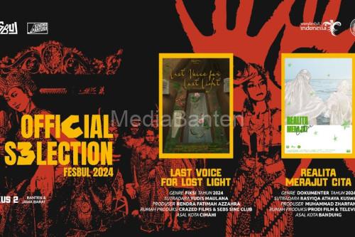 Pengumuman Fesbul 2 film terbaik untuk Banten dan Jawa Barat. Foto: LKBN Antara