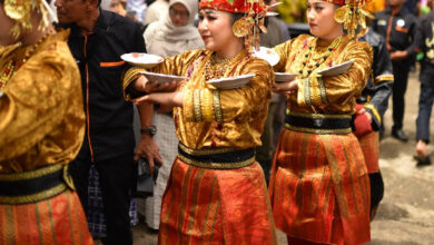 Tarian dalam Festival Pesonal Barulak. Foto: M Fadhli