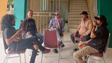 Rapat panitia kecil Festival Teater Banten 3. Foto: Budi Wahyu Iskandar