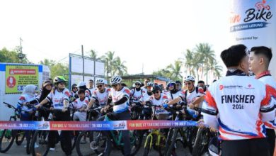 Fun Bike Tanjung Lesung. Foto Antara