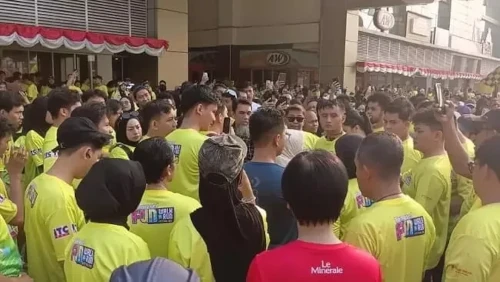 Kericulan dalam penyelengaraan Tangsel Fun Run and Walk. Foto BantenNews.Co.Id