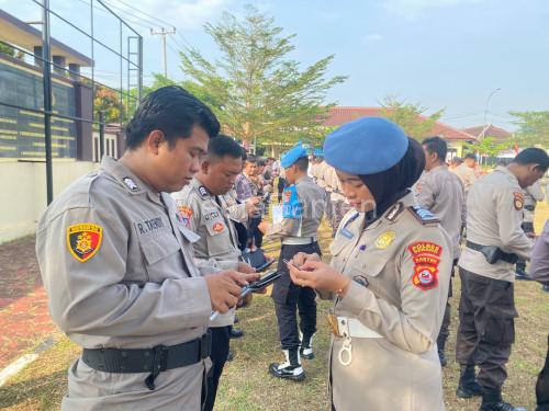 Operasi Gaktibplin dari Kasi Propam Polres Serang. foto: Yono