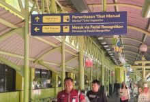 Suasana di Stasiun Gambir. Foto Antara