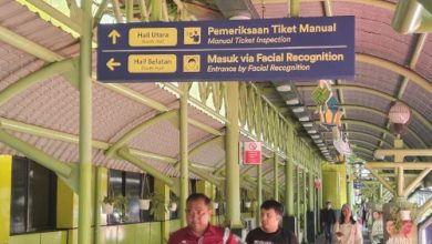 Suasana di Stasiun Gambir. Foto Antara