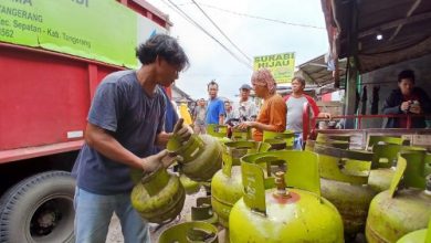 Gas elpiji tabung 3 Kg. Foto: Antara