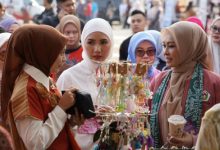 Gebyar Wanita Nusantara di Alun-alun Cilegon. Foto Daeng Yusvin