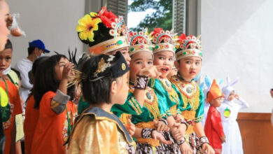 Keceriaan Anak PAUD di Gedung Negara Provinsi Banten. Foto: Biro Adpim Banten