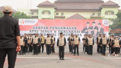 Gelar Gebyar Pemilu Damai di Puspemkab Tangerang. Foto: Iqbal Kurnia